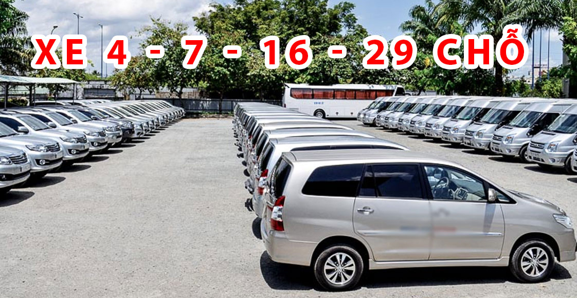 Dịch Vụ Cho Thuê Xe Có Tài — 4 đến 16 Chỗ